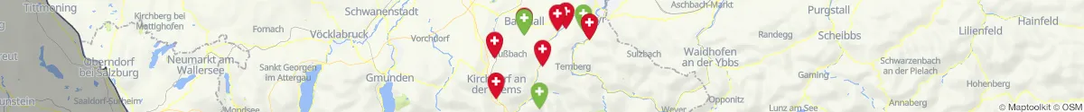 Map view for Pharmacies emergency services nearby Steinbach an der Steyr (Kirchdorf, Oberösterreich)